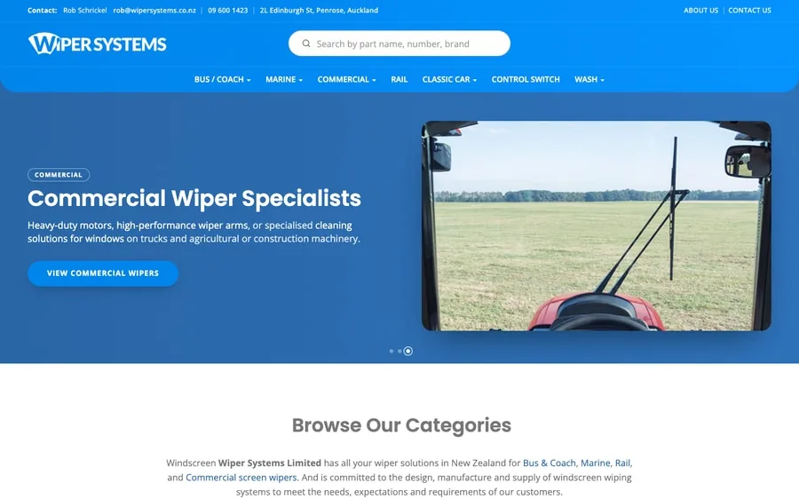 Wiper Systems website