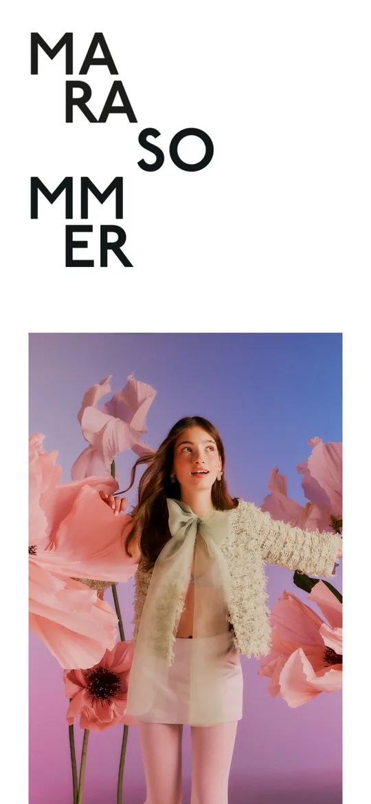 The Mara Sommer website on a phone