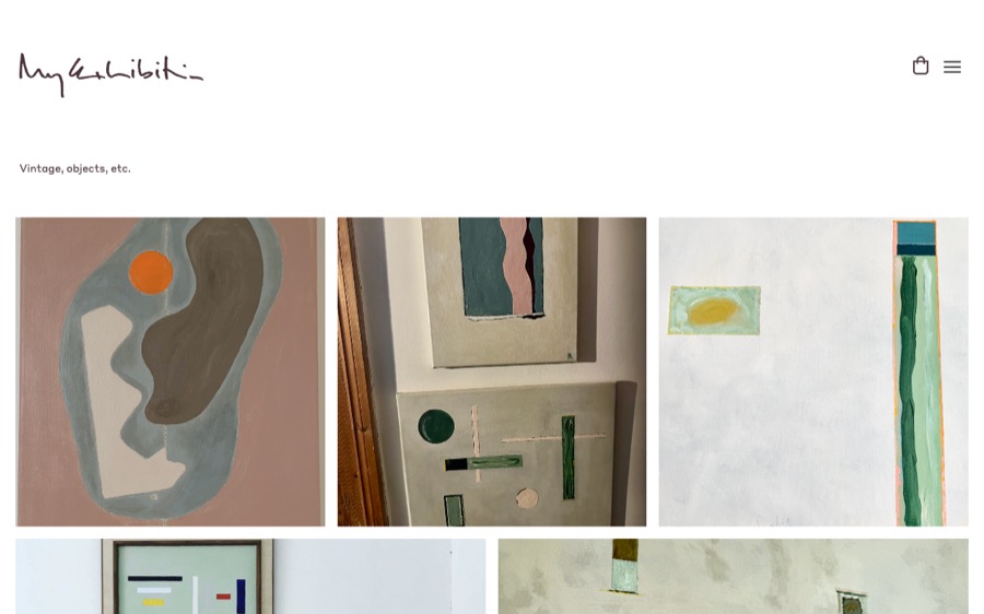 My Exhibition website