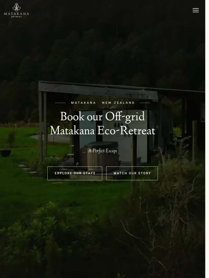 Matakana Retreat – tablet