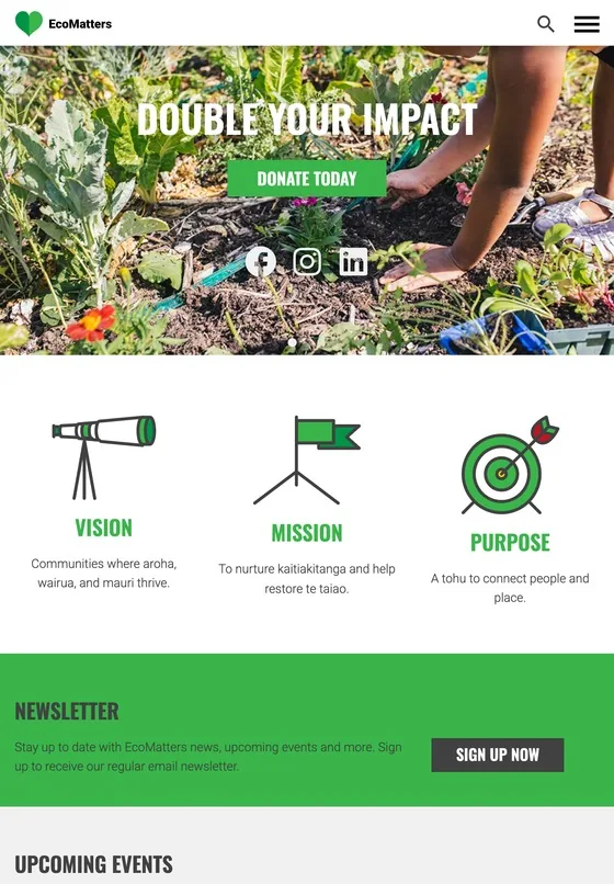 EcoMatters – tablet